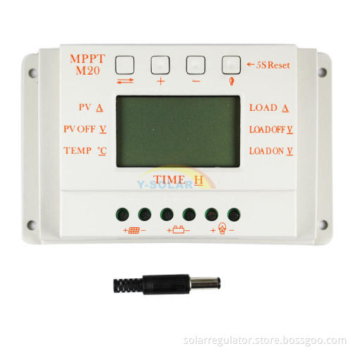 20A Solar Lighting charge controller LCD M20